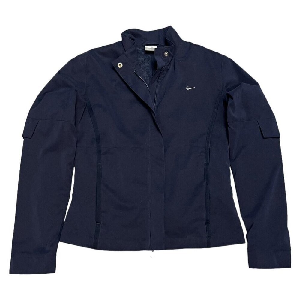 Nike Swoosh Windbreaker Lightweight Womens Designer Outdoor Jacket - Womens S